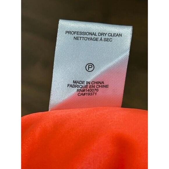 Generation Love Leighton Crepe Blazer Jacket Double Breasted Papaya Small NEW - Picture 10 of 11